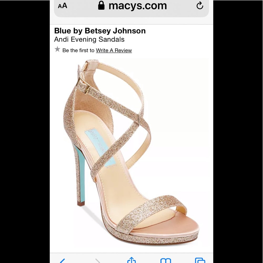 Betsey Johnson Andi evening sandals